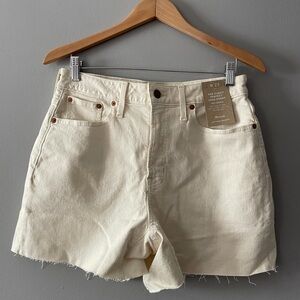 Madewell The Curvy Perfect Jean Shorts Mid - Length